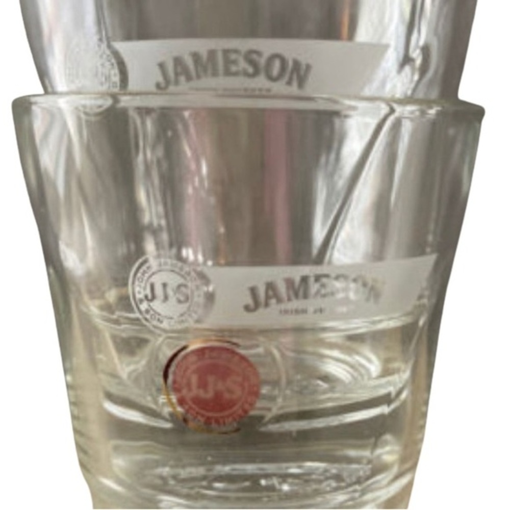 John Jameson & Son Irish Whiskey Glasses Set Of 2 Jameson Whisky Tumbler Barware